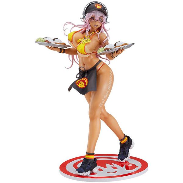 Super Sonico PVC Statue 1 6 Super Sonico Bikini Waitress Ver. Schn?ppchen