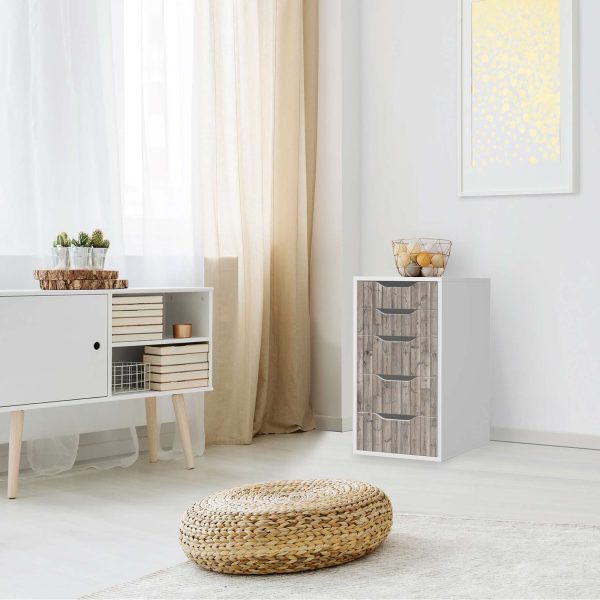 Klebefolie für Möbel IKEA Alex 5 Schubladen (bis 2021) - Design: Dark washed Schn?ppchen – Bild 3